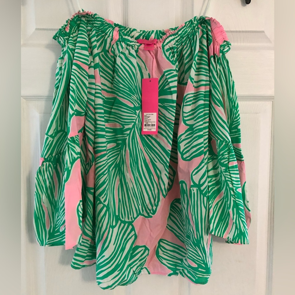 Lilly Pulitzer Nevie Off the Shoulder Top